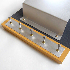 mail organizer with key hooks